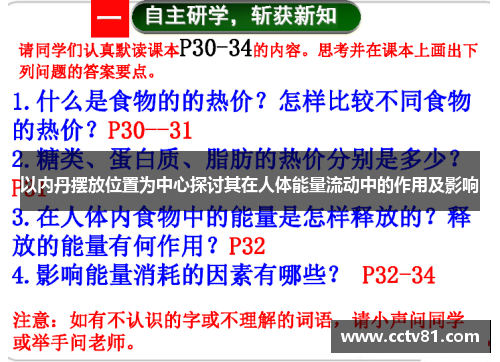 以内丹摆放位置为中心探讨其在人体能量流动中的作用及影响